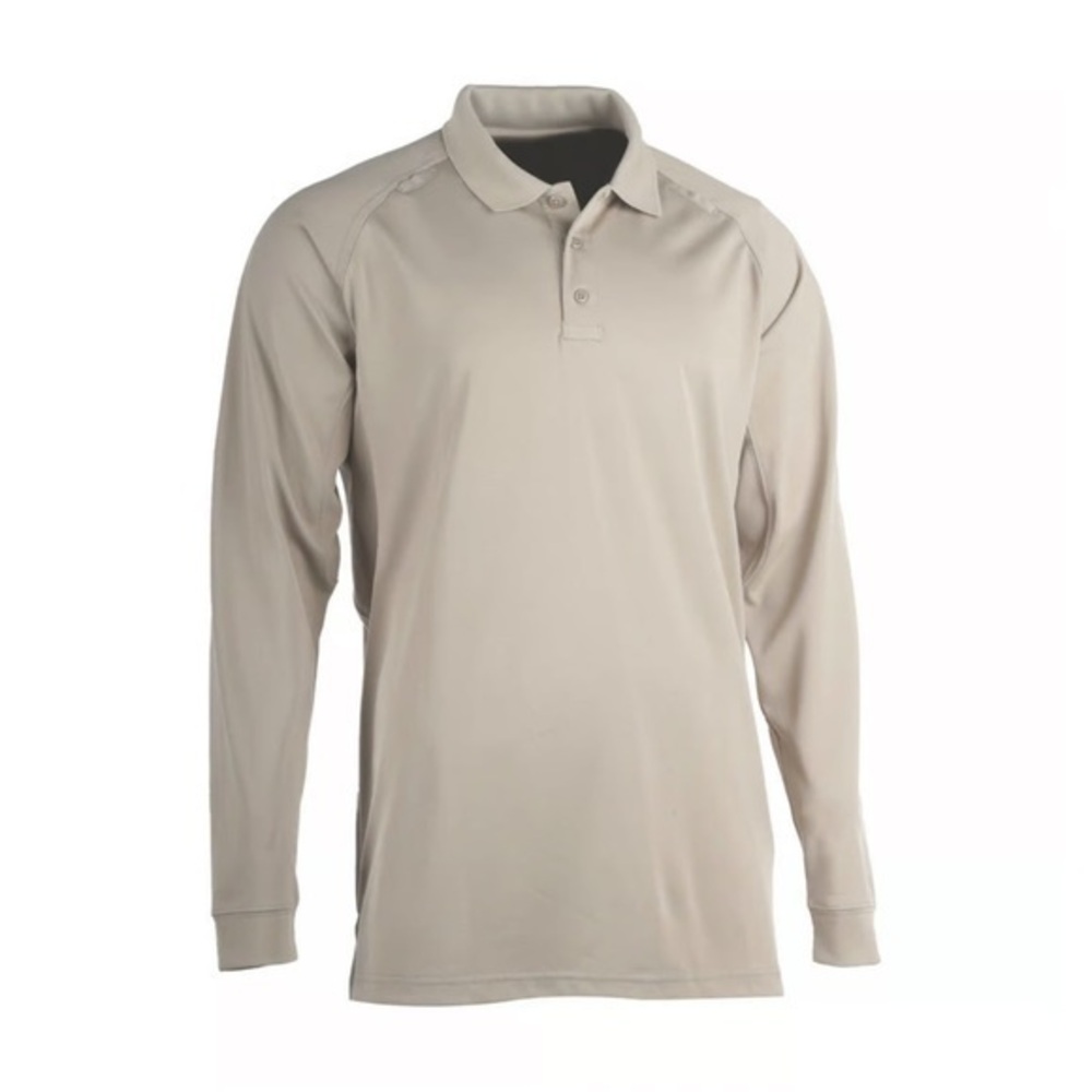 NWT 5.11 Tactical Snag Free Performance Long Sleeve Polo Shirt Tan Men's small